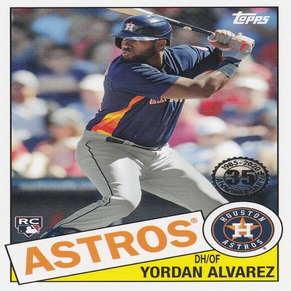 Yordan Alvarez (Houston Astros) MLB Card Collection - 2 Card Set - Picture 3 of 3
